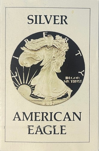 1986-S American Proof Silver Eagle Mint Issued COA (NO Coin)