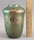 Antique JACQUES SICARD Sicardo-Ware Iridescent Luster Weller Art Pottery Vase
