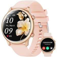 Watches for Android Phones iPhone Bluetooth ,1.39'' Round Fitness Tracker H...