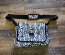 Two Lumps Of Sugar Special Edition Black White Print Diaper Bag 16"X10"X4.5"