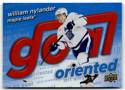 2025-26 Upper Deck Series 1 NHL No. GO-5 William Nylander Goal Oriented