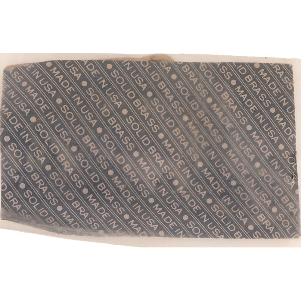 New Solid Brass Bts Blank Engravable No Monogram … - image 2