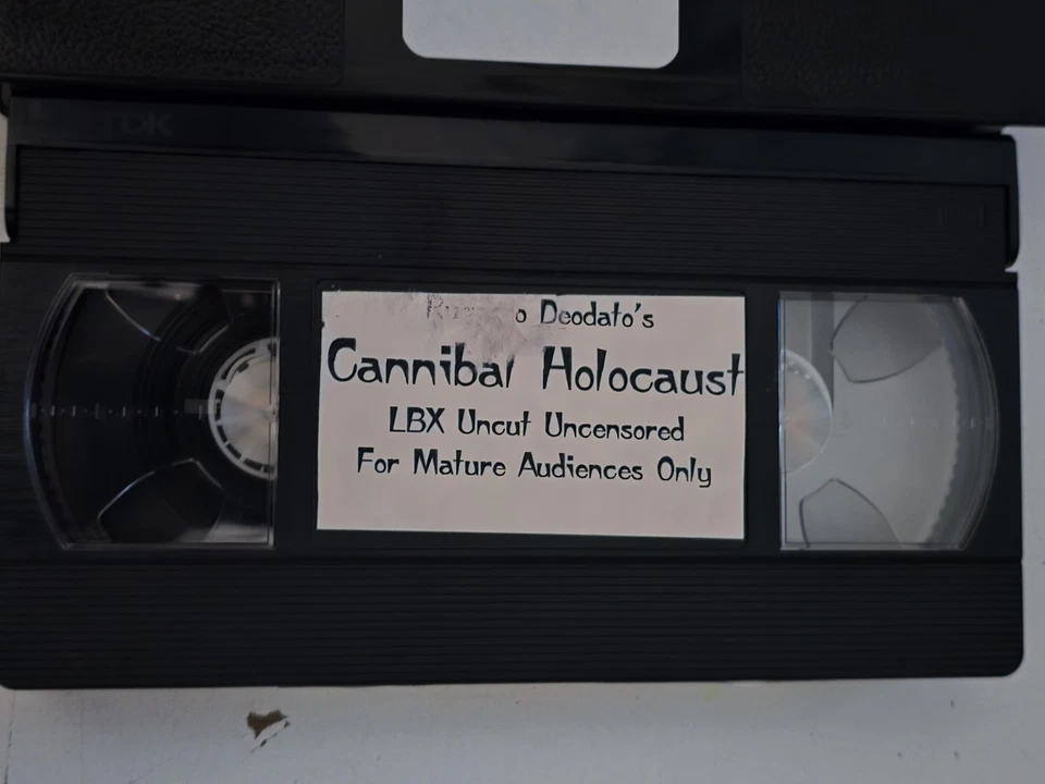 Ruggero Deodato Cannibal Holocaust VHS LBX Uncut Uncensored Boot 1990s - Image 3 of 4