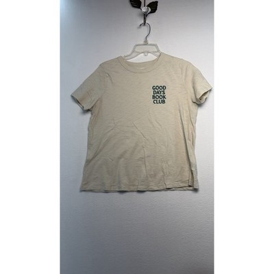 old navy Medium Cream   Join The Book Club. It s Lit   T-shirt 100% Cotton
