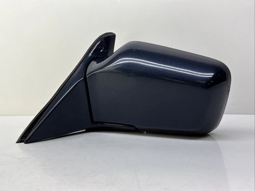 1984-1993 BMW 318i 325i 325iX E30 Driver Side Left Power Door Mirror Blue