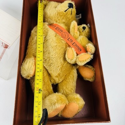 コレクション Steiff C.U. gathering bear with flag1995 Steiff 1903 Teddy Bear Set Limited Edition #0959 Margarete Steiff