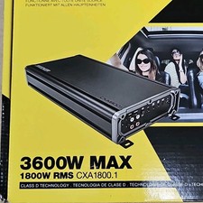 KICKER CXA1800.1 Mono Car Audio Amplifier 1800W RMS 3600W Max Class D