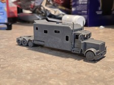 Ho Scale Peterbilt 379 Custom Sleeper Drop Axle Undecorated Kit 3d Printed