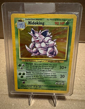 Nidoking 11/102 Base Set Unlimited Holo Rare Pokemon TCG Card English 1999 on eBay