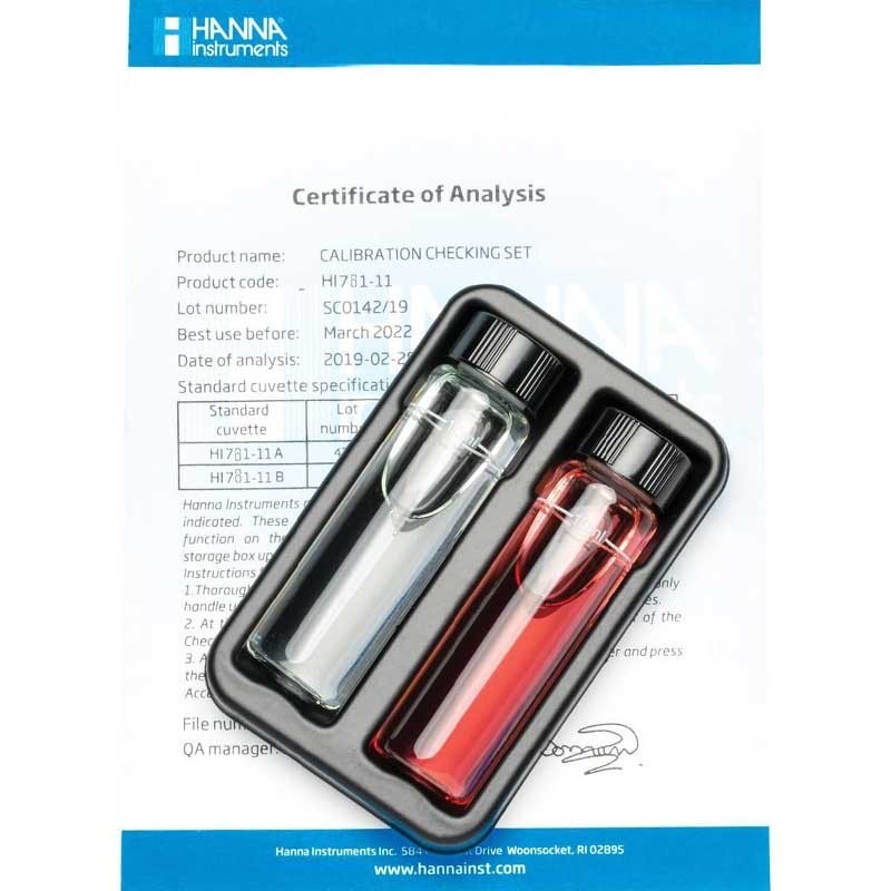 Solutions étalonnage Nitrates HI781-11 Hanna liquide de calibration Checker HI781