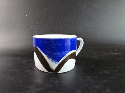 Edition Obelisco Kahla Porzellan Kleine Tasse - Künstler Alain Clément - 1992