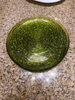 Vintage Set Of 4 Anchor Hocking Soreno 10" Dinner Plates Avocado Green