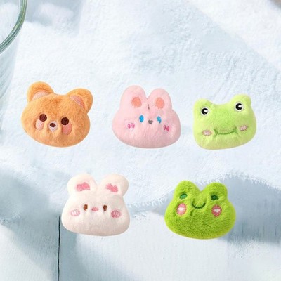 Niedliche kreative Cartoon Tier Frosch Bär Hase Plüschpuppe Zum Selbermachen Brosche Dekorati _wo