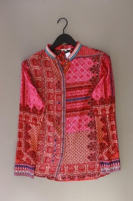Desigual Langarmbluse Regular Bluse für Damen Gr. 42, L mit Paisleymuster pink