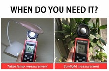 0.1 to 100000Lux Digital Light Meter Illuminance Photometer LCD Lux meter Tester