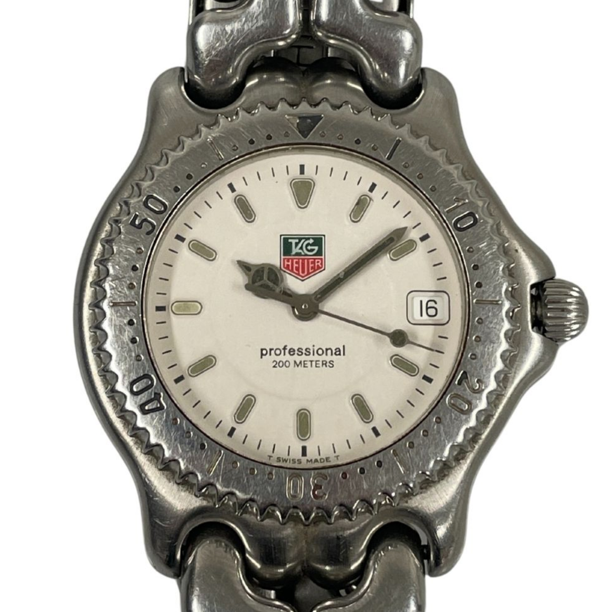 USED Excellent] TAG Heuer S/el Professional WG1112-K0 White Dial