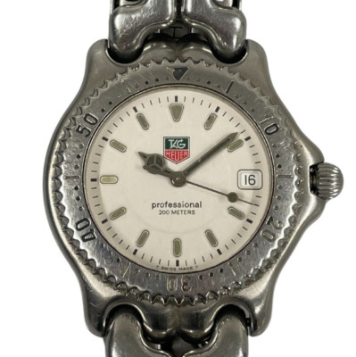 TAG HEUER タグホイヤー　WG1112-KO プロフェッショナル200m USED Excellent] TAG Heuer S/el Professional WG1112-K0 White Dial