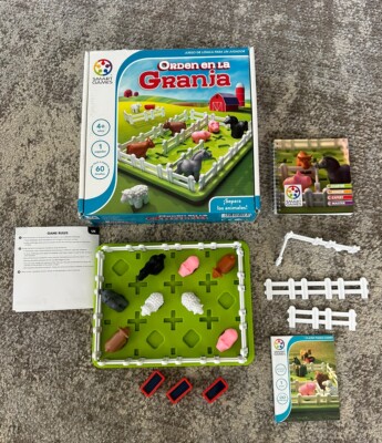 Smart Games Smart Farmer - Kid's Animal Farm Logic Cognitive Skills Game