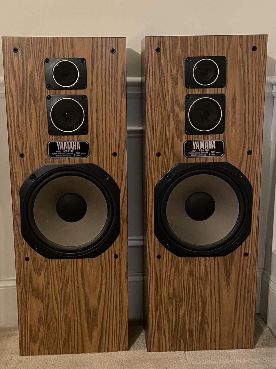 VINTAGE YAMAHA NS-A180 3-WAY SPEAKER SYSTEM 280 WATTS (PICK UP IN