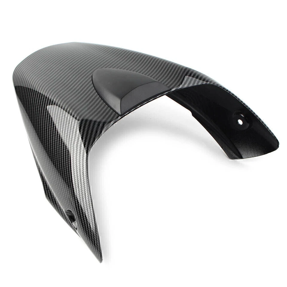 Carbon Fiber Look Rear Pillion Seat Cover for Ducati Monster 696 495 796 2008-14 Foto 3 de 4