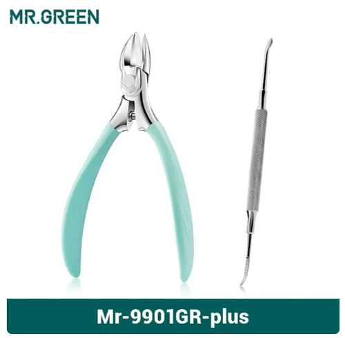 Cortadoras de uñas antisalpicaduras MR.GREEN herramientas profesionales de pedicura acero inoxidable - Imagen 6 de 13