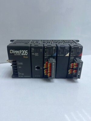 Koyo Direct Logic 205 DL-230CPU + D2-16ND3-2 + D2-08CDR + D2-12TR