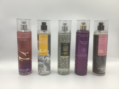 Bath Body Works  Mix Fragrances  Fine Mist Set  5 Bottles 8.0.fl
