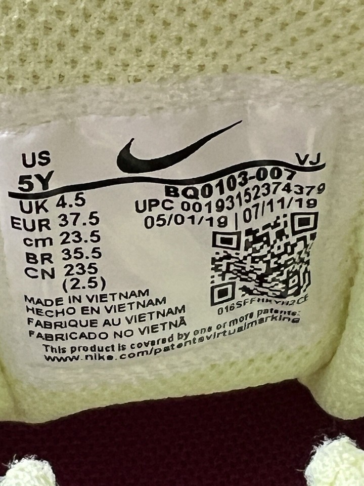 Nike Air Max 270 React Running Shoes Womens Size 6.5 / 5Y BQ0103007 eBay