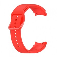 Watch Strap Watch Compatible for Samsung Galaxy Watch 5 Pro 45MM Silicone Red
