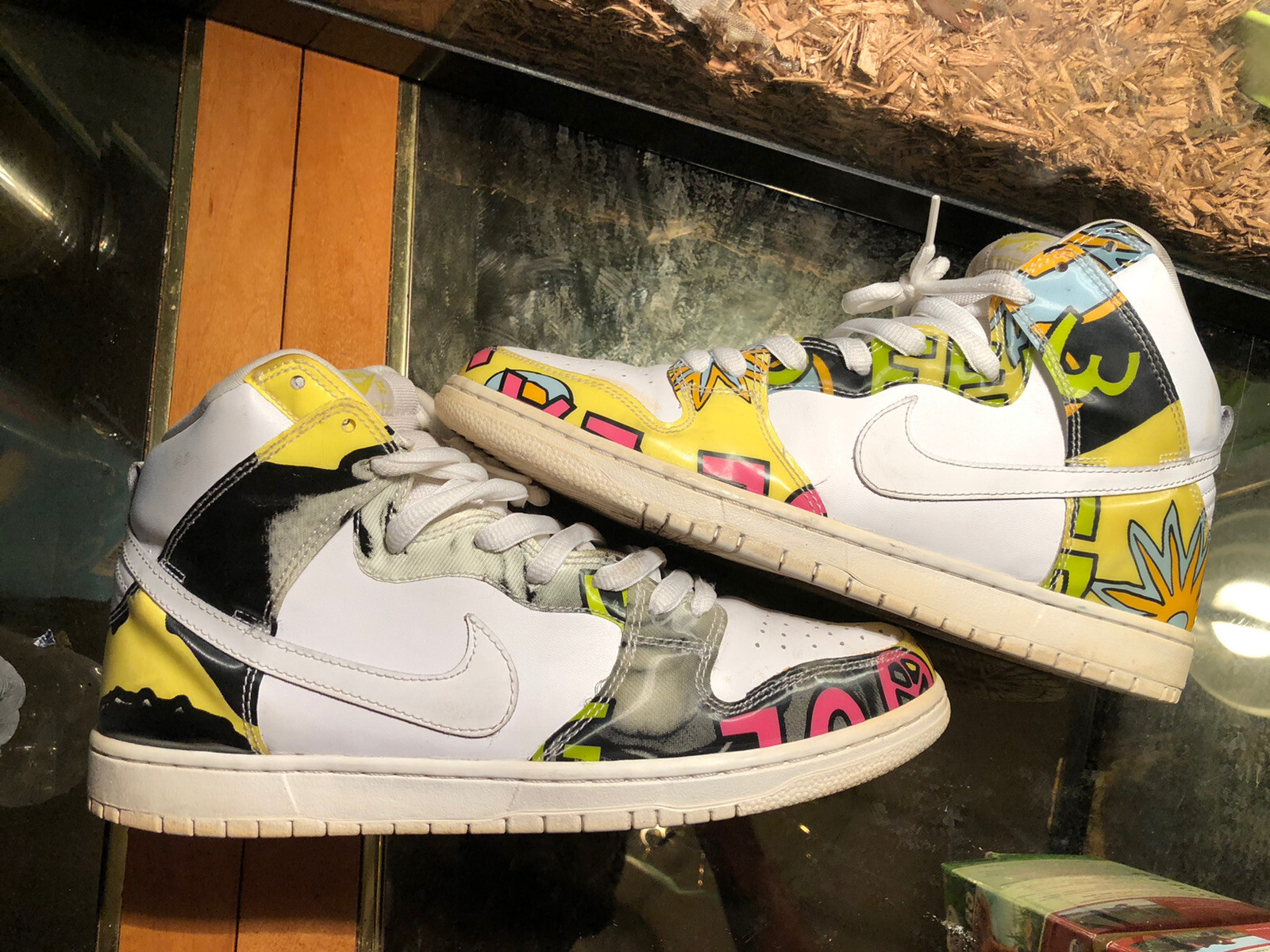 nike sb de la soul high white