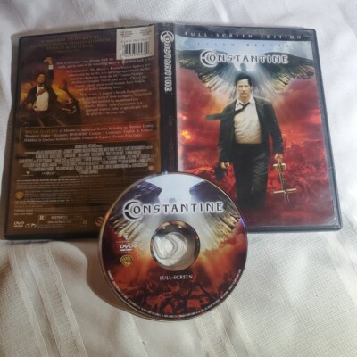 Constantine (DVD, 2005) COMPLETE! Very Good Disc! Keanu Reeves!