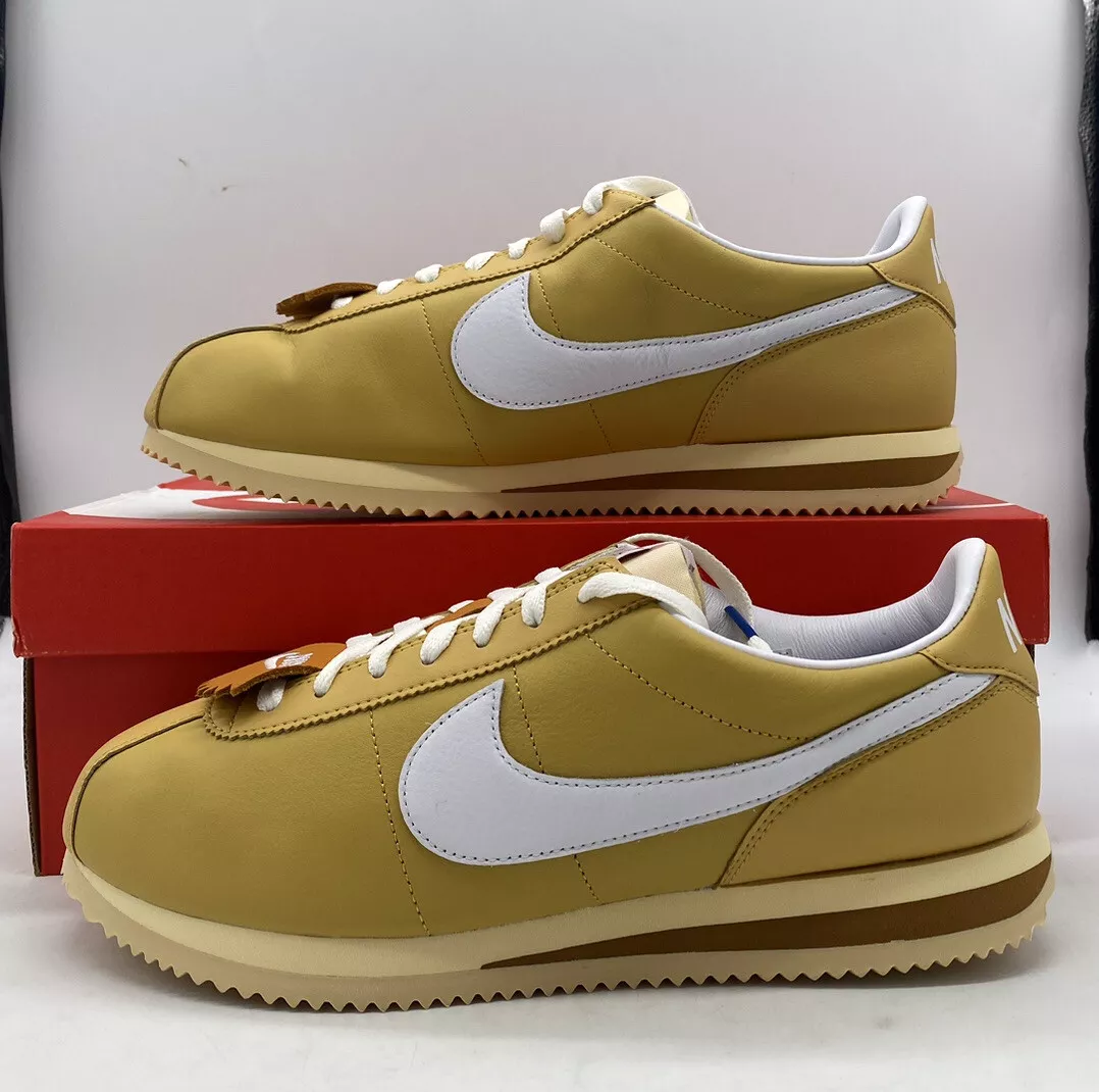Nike Cortez 23 SE Shoes Wheat Gold White Sneakers FD0400-725 Mens Size