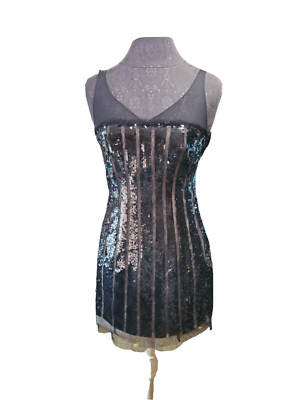 bcbg black sequin dress BCBG Max Azria main image 0