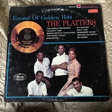 THE PLATTERS ENCORE OF GOLDEN HITS VG SR-60243 LP VINYL RECORD