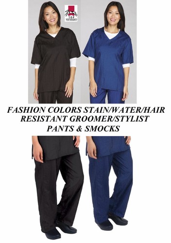 NYLON PANTS\u0026SMOCKS GROOMER Barber 