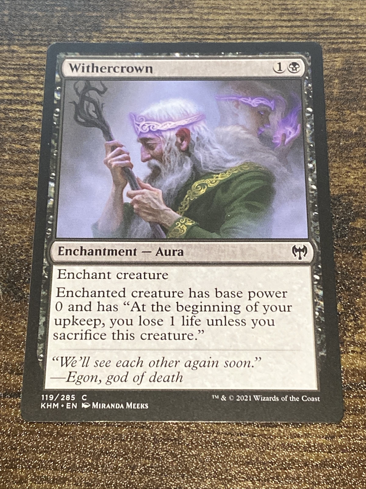 Withercrown 119/285 Kaldheim MTG Magic The Gathering S361*