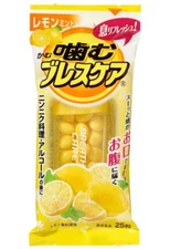 Kobayashi Breath Care Chewing type Lemon mint 25 tablets Breath Refreshing Japan