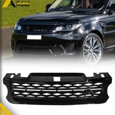 LR054767 Black Mesh Front Upper Hood Center Grille For 14-17 Range Rover Sport