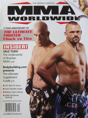 2009 MMA WORLDWIDE #20 CHUCK LIDDELL TITO ORTIZ GRAPPLING MIXED MARTIAL ARTS