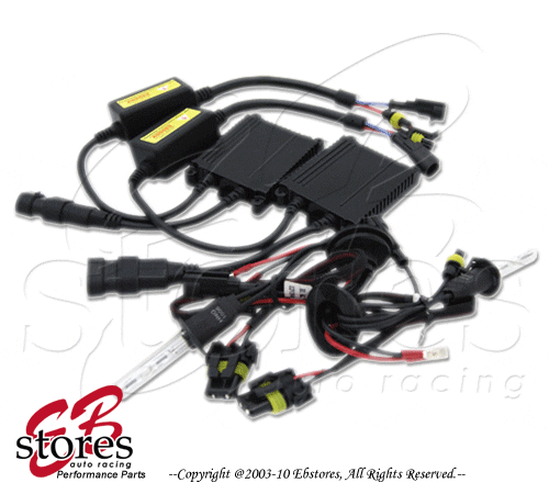 3000K Golden Yellow H3 12V 35W Foglight Slim Xenon HID Conversion Kit 1 Set - Picture 1 of 4