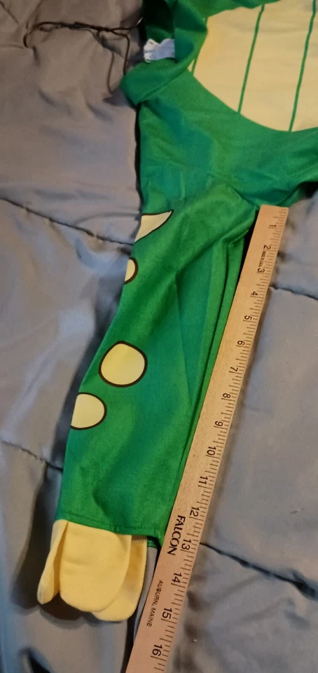 Disfraz Infantil Completo Verde 💚 Amarillo 🟡 Dragón Ver Fotos y Medidas. C6 Foto 3 de 4