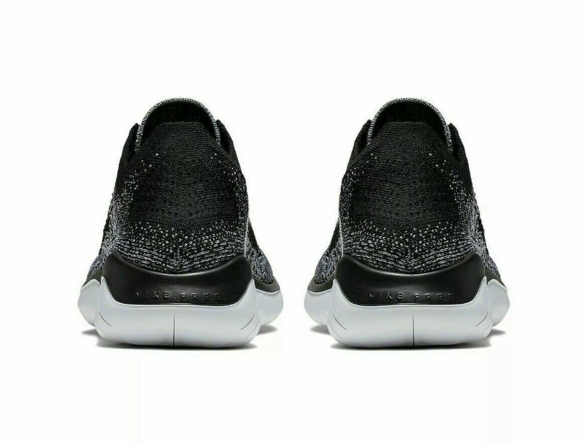 NEW Nike Free RN Flyknit 2018 Men's Size 13 White/Black NEW Nike Free RN Flyknit 2018 Men's Size 13 White/Black