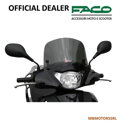 CUPOLINO PARABREZZA BASSO FACO FUME' SCURO PER HONDA SH 125 150