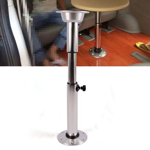 22-28 Inch Marine Boat RV Adjustable Height Table Pedestal+ Removable Base New - 第 2/8 張圖片