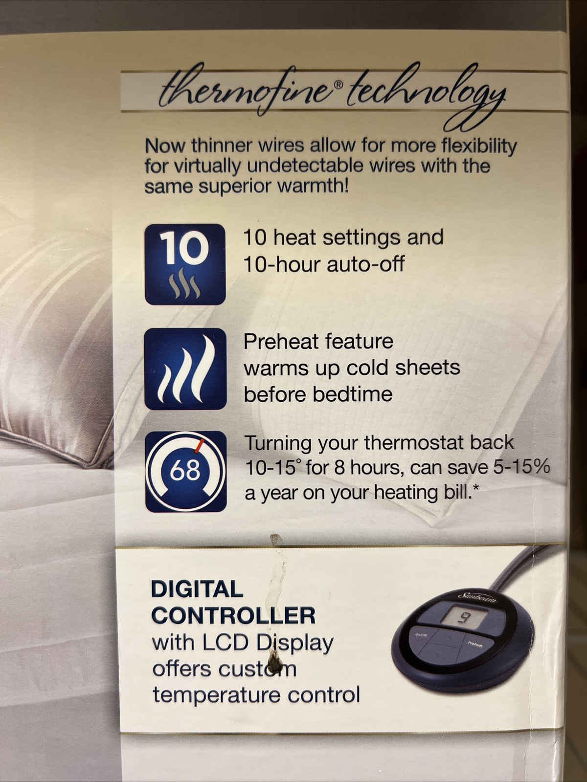 sunbeam heated matress pad Twin Size