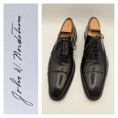Mens Dress Shoes Oxford Nordstrom Cap Toe Black Leather Italy