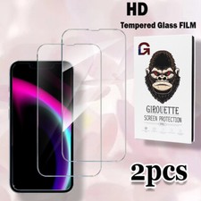 2Pcs HD Clear Tempered Glass Screen For Apple iPhone 14/14Plus/14Pro/14ProMax