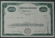 Lot 10 X Georgia Bonded Fibers, Inc.. 1960er/1970er