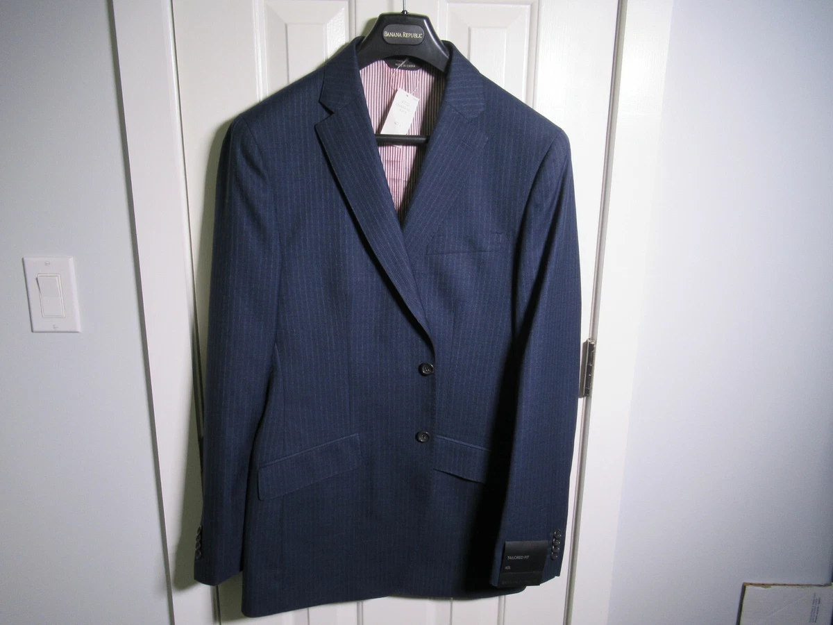 Banana republic tailored fit best sale blazer