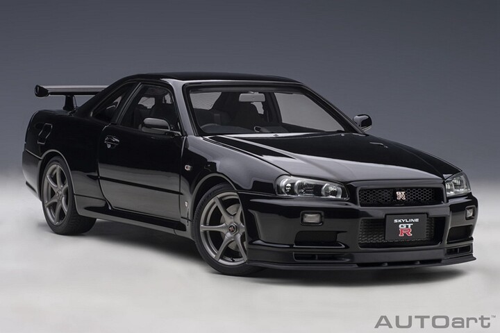 AUTOart 1/18 Nissan Skyline GT-R R34 V-spec II Diecast Model Car
